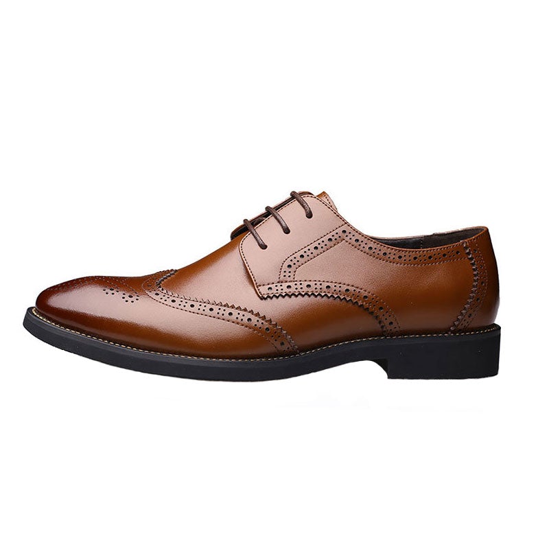 Brown Brogue Formal Shoe – Abitto-Aust